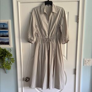 Uniqlo | Dresses | Sleeveless Gingham Midi Dress With Tiered Skirt |  Poshmark